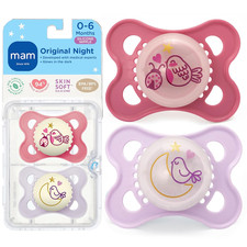 Original Baby Pacifiers 0-6 Months, Binky for Newborn Babies, Bpa-Free Skin Soft