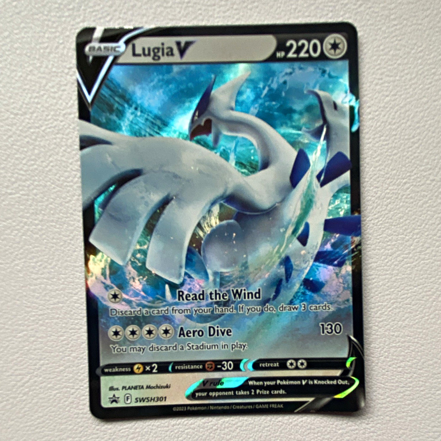 The Pokémon Company Lugia V SWSH301 Sword & Shield Promo Holo EN 220HP