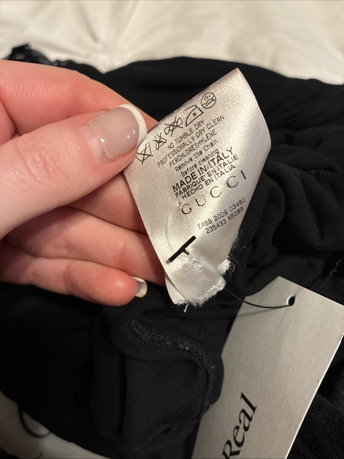 Gucci Authentic Viscose Solid Black Tank Mini Shi… - image 7