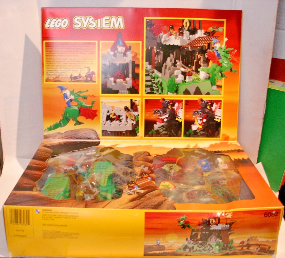 LEGO System 1993 Fire Breathing Fortress 6082 Opened Box VG Condition See Pics - Image 2 of 4