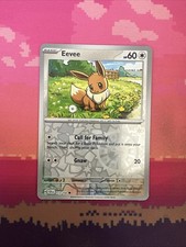 Pokemon Card Eevee Stellar Crown Reverse Holo 113/142 Near Mint