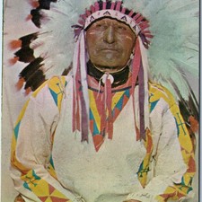 c1950s Western Indian Chief Headdress Native American Regalia Costume A377