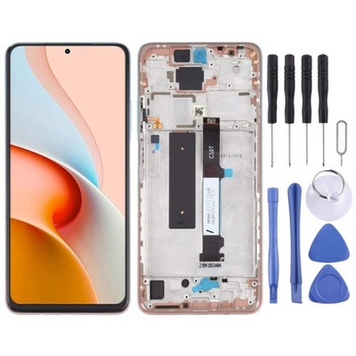 Original LCD Screen with Frame & Digitizer Assembly for Xiaomi Redmi Note 9 Pro