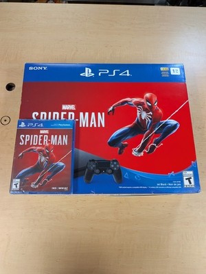 Sony PS4 Slim 1TB Spider-Man Bundle Open Box Unused Sealed Game CUH-2215B