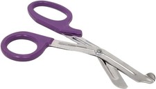All-Purpose Stainless Steel,Paramedic Tactical Scissors w/Serrated Blade Purple