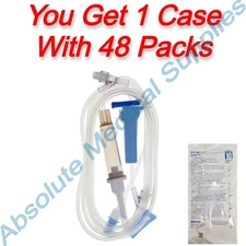 *48-Packs* Baxter Clearlink System 100" Luer Activated Valves 10 Drops/mL 2C8425