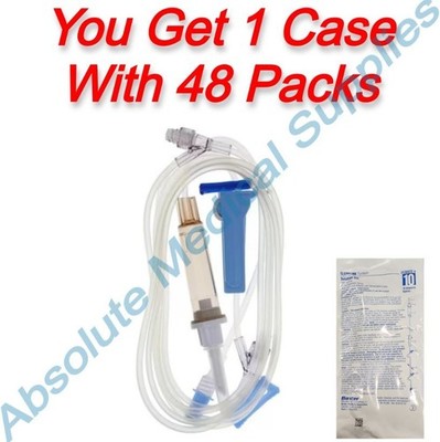*48-Packs* Baxter Clearlink System 100'' Luer Activated Valves 10 Drops/mL 2C8425