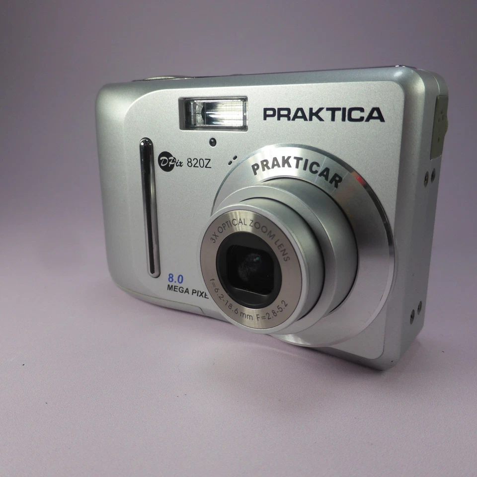 Praktica DPix 820Z 8.0MP Compact Digital Camera Silver Tested - Image 2 of 4