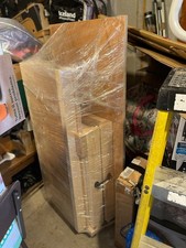 Workbench Handmade Wooden Folding Mobile  - Hardwood Top Space saving work table