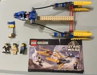 LEGO Star Wars 7131 Anakin's Podracer Complete Set w/ Minifigures & Instructions