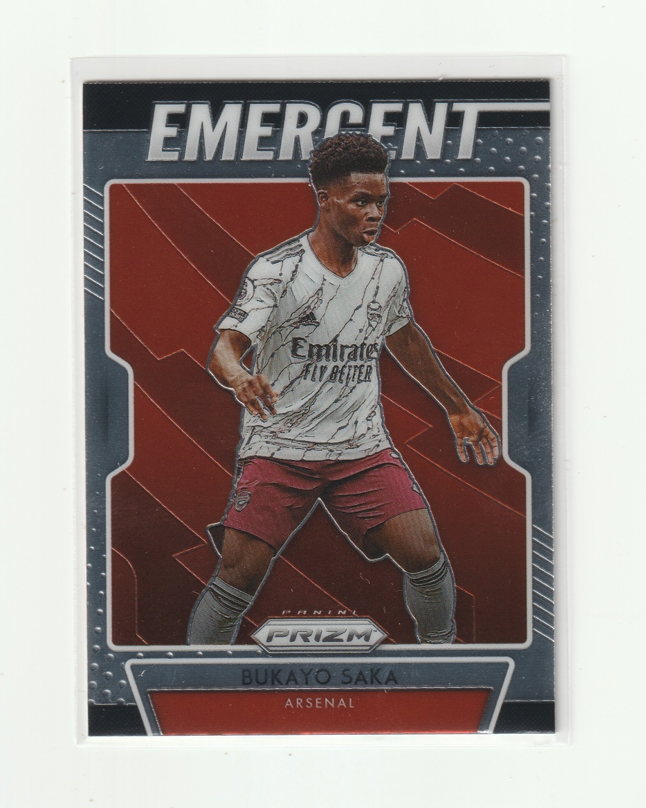 2020-21 PRIZM PREMIER LEAGUE EMERGENT [ BUKAYO SAKA ] ARSENAL