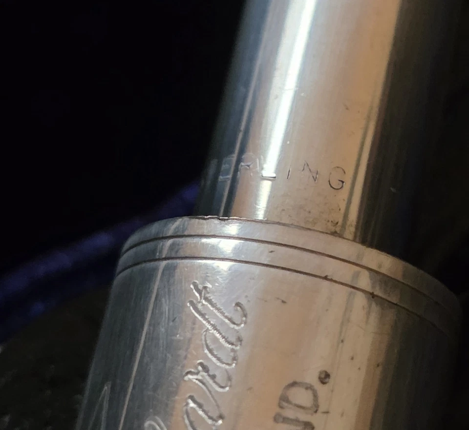 Flauta Piccolo de madera de granadilla Communhardt junta de cabeza plateada - video de demostración SIN ESTUCHE Foto 4 de 4