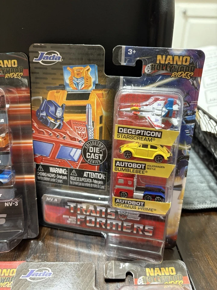 Jada Nano Hollywood Rides Lot Of 6 Transformers GI Joe Fast and furious Jurassic - Image 4 of 4