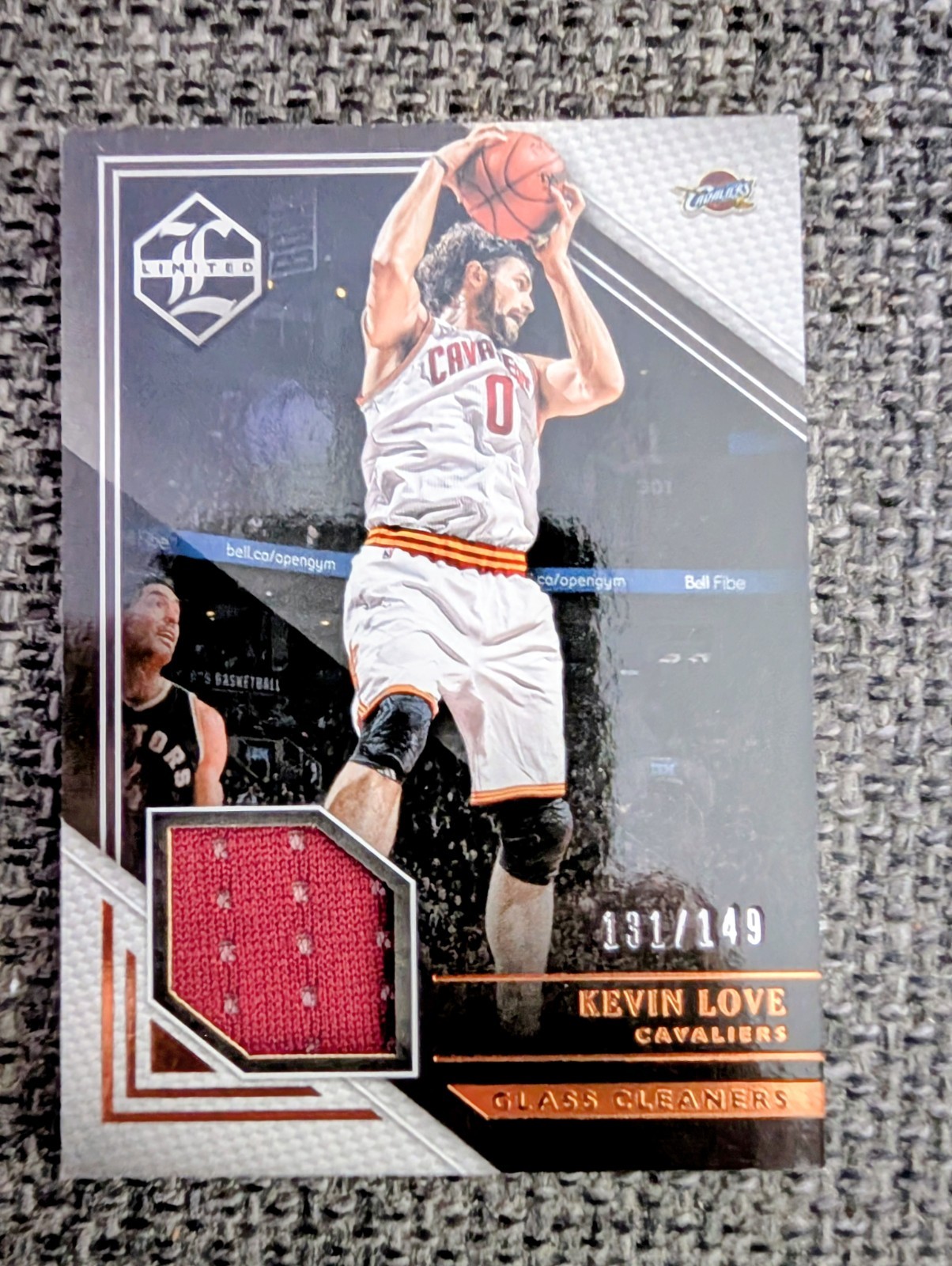 15-16 Limited - Cavaliers Kevin Love Glass Cleaners Memorabilia #131 /149