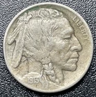 1913-D Type 2 Buffalo Nickel 5c Denver Mint XF+
