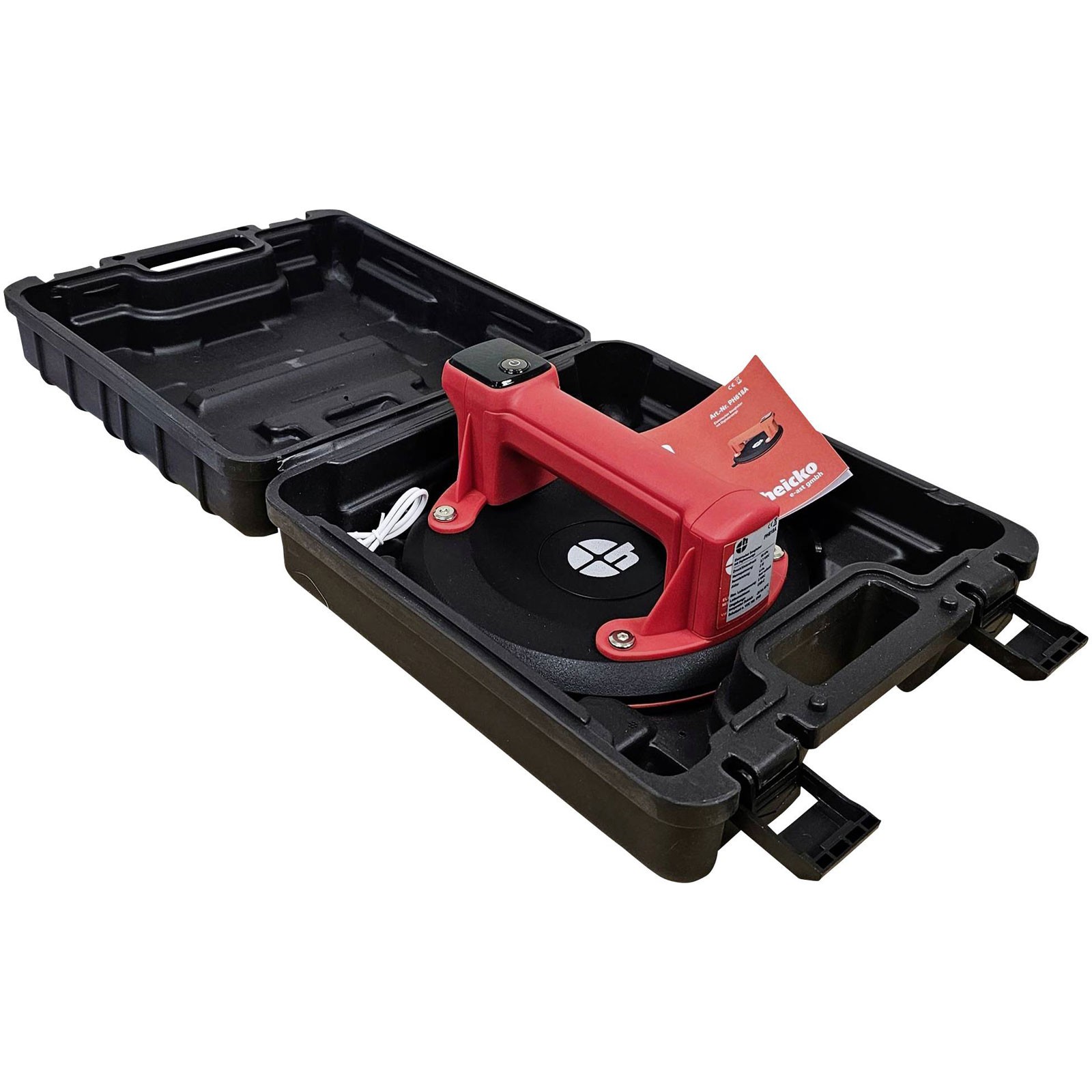 Heicko Suction Lifter 200mm; Electric Vacuum Pump; 150kg Capacity