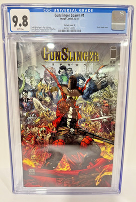 GUNSLINGER SPAWN 1 CGC 9.8 BRETT BOOTH VARIANT (2021, IMAGE COMICS)