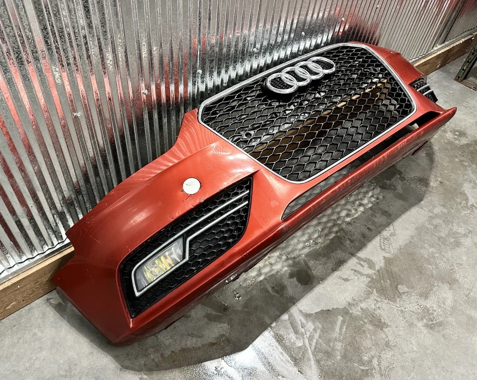 Conjunto de cubierta de parachoques delantero y parrilla OEM 11136 13-16 AUDI A4 Foto 3 de 4