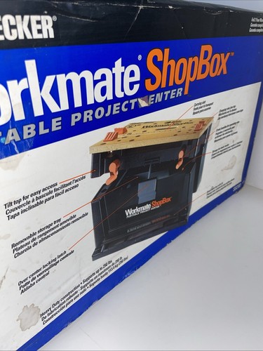 NOS Black and Decker Workmate Shopbox Centro Progetti Portatile Nuovo Sigillato! - Foto 4 di 5
