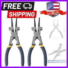 Professional 8" Weliding Pliers, Sharp MIG Pliers for Rust Resistant, Long No...