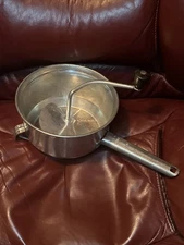 Vintage Foley Food Mill No 101 Stainless Steel 2 QT Masher Ricer Strainer