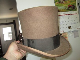 Antiguo SOMBRERO DE LANA PARA HOMBRE Todo cosido a mano Excelente estado
