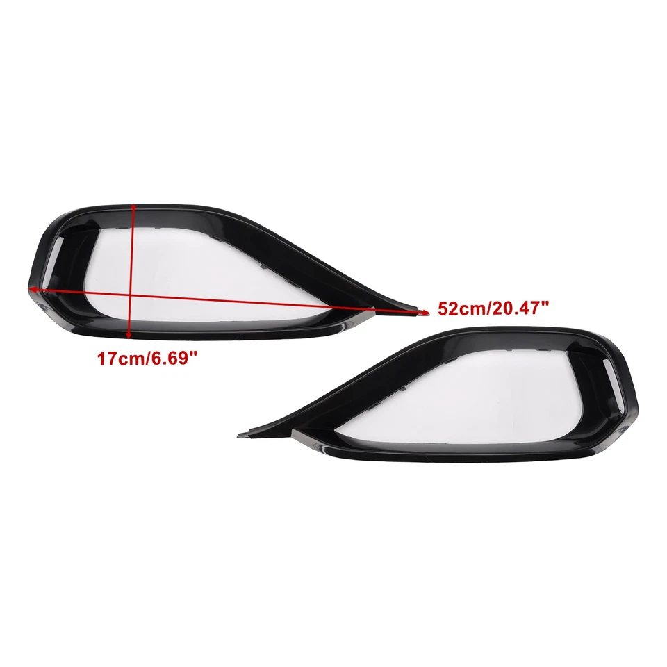 Left & Right Fog Light Bezel Grille Front Bumper Trim Fit BMW 428i F32 F33 F36 - Image 2 of 4