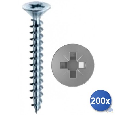 200x Schraube Selbstgewindend Panelvit  Mustad Geb A2 Aisi 304