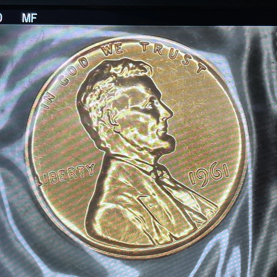 1961 Proof Lincoln Memorial Cent Uncirculated US Mint Still In Cello - Image 2 of 4