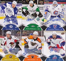 15-16 Upper Deck AHL Curtis McKenzie Auto Texas Stars 2015