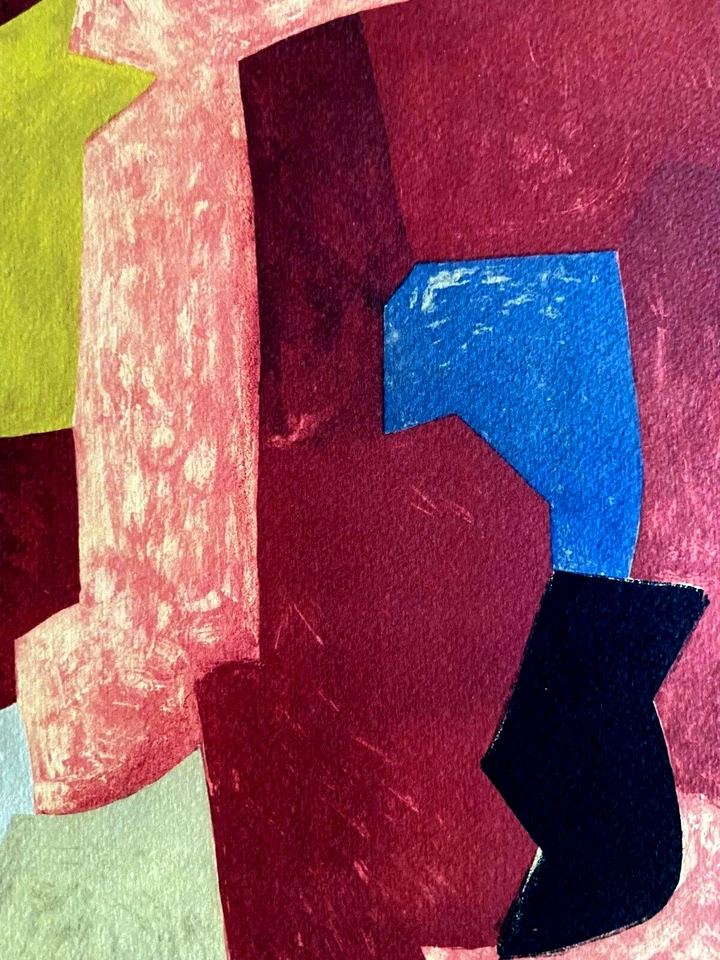 Litografía Serge Poliakoff Museo MOMA CERTIFICADO DE AUTENTICIDAD firmada operación numerada a lápiz lápiz lápiz Foto 4 de 4