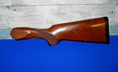 J&L RUTTEN, HERSTAL Belgium 12GA O/U  Double Barrel CHECKERED WOOD STOCK #AC8035