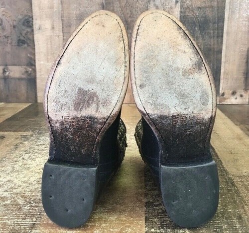 Stivaletti da cowboy Frye 76684 Wyatt neri con borchie donna 6,5 B - Foto 2 di 12