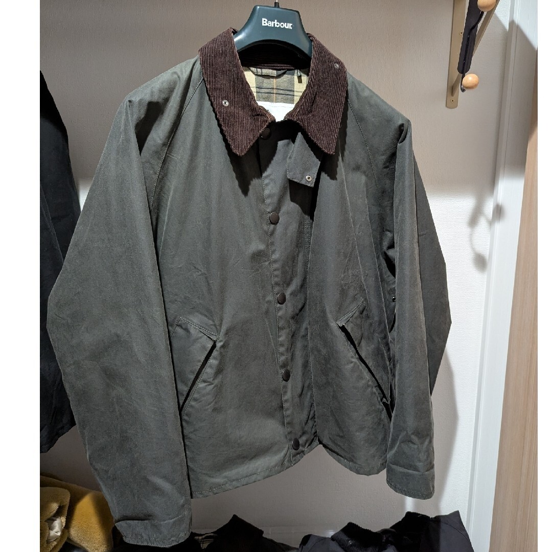 Barbour Men's TRANSPORT Jacket in Khaki Size 40