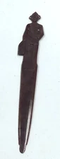 Fuller Brush Letter Opener Advertising Brown Fuller Man Sales Promo Plastic VTG