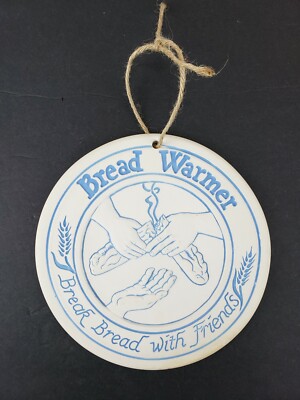 Bread Warmer Break Bread With Friends 1989 Lyn Ulick Made In USA