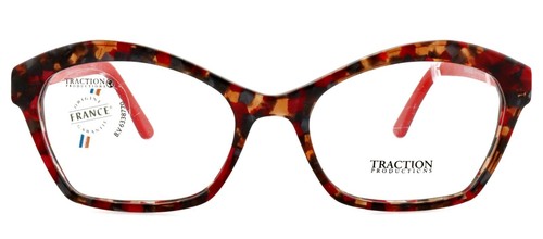 New TRACTION PRODUCTIONS PARADISIO 47mm Red Marble Toscane Eyeglasses France - Picture 6 of 7