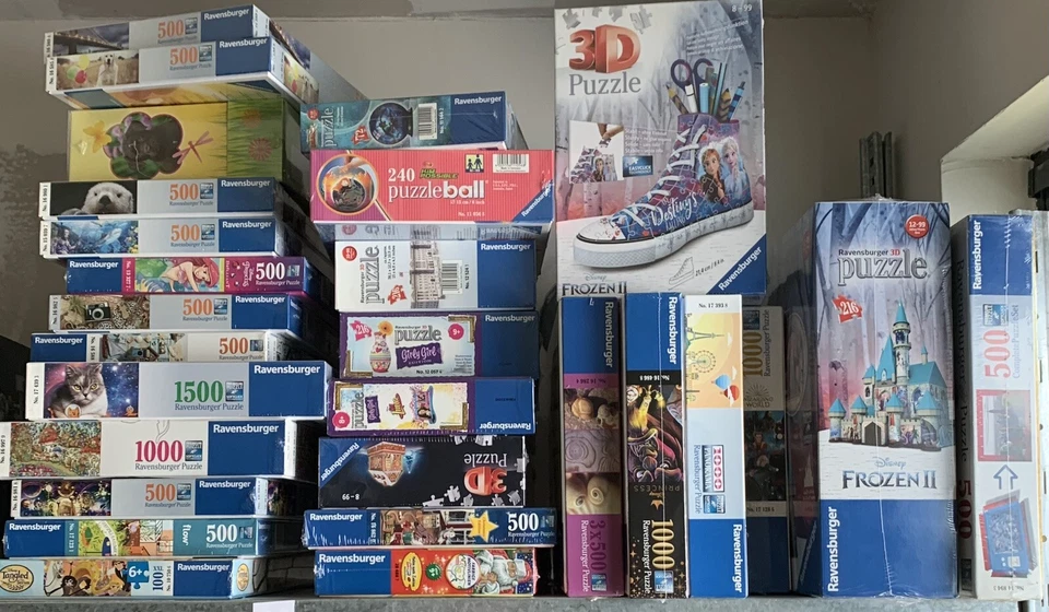 Ravensburger Puzzle 100 500 1000 2000 Teile 3D Große Auswahl Natur Disney