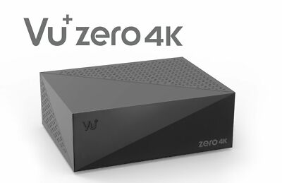  VU+ Plus Zero 4K Linux Full HD Sat DVB-S/S2X  Schwarz VTI Image Astra/Hotbird