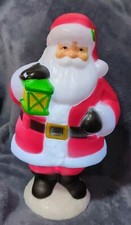 Holiday Time Christmas Santa Claus Table Top Indoor 11" Light Up Blow Mold