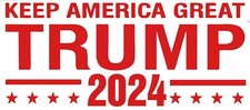 Donald Trump KEEP AMERICA GREAT AGAIN self ink RED stock stamp- Donald Trump