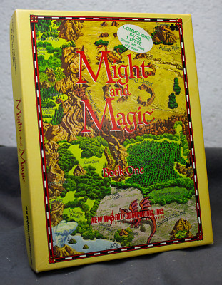 Might and Magic 1 Bigbox C64, Disk, New World Computing, Commodore 64