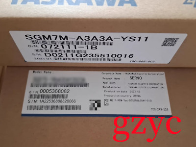 1PC New Yaskawa SGM7M-A3A3A-YS11 servo motor Fast Shipping via FedEx or DHL