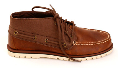 Sperry Leather & Canvas Leeward Mini Lug Chukka Boots Men display picture 3