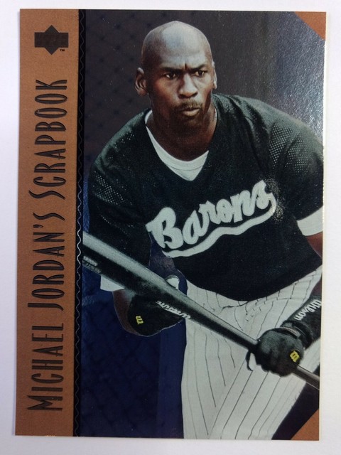  45 Michael Jordan Birmingham Barons Custom Minor League Baseball Card 