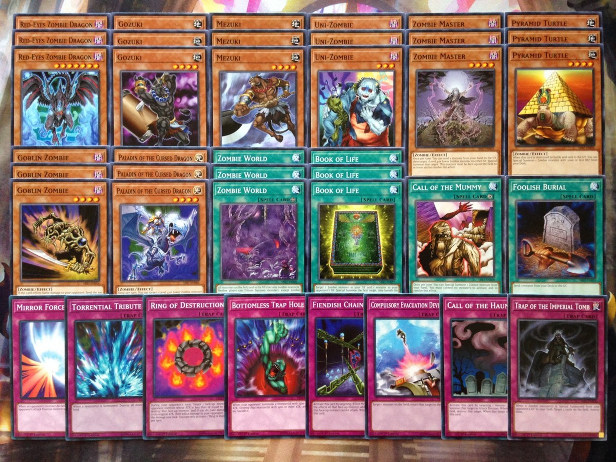 yugioh red eyes zombie necro dragon deck Yu-Gi-Oh! Complete Sunavalon Deck with Ultra Pro Sleeves and Deck Box  Tournament Ready Lonefire Blossom : Amazon.co.uk: Toys & Games main image 0