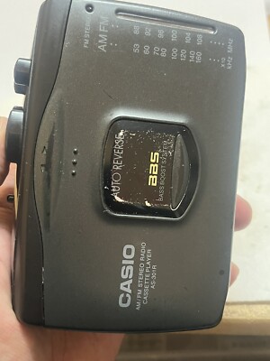 CASIO RADIO CASSETTE PLAYER FUNKTIONSTÜCHTIG VINTAGE RETRO AUTOREVERSE