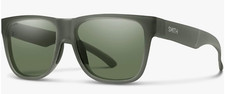 NEW Smith Lowdown 2 Sunglasses-Matte Moss Crystal-Gray Green CP Polarized Lens