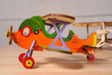3D Puzzle Toy Game For Children Kids - Wooden Coloring Model - Assembly Model