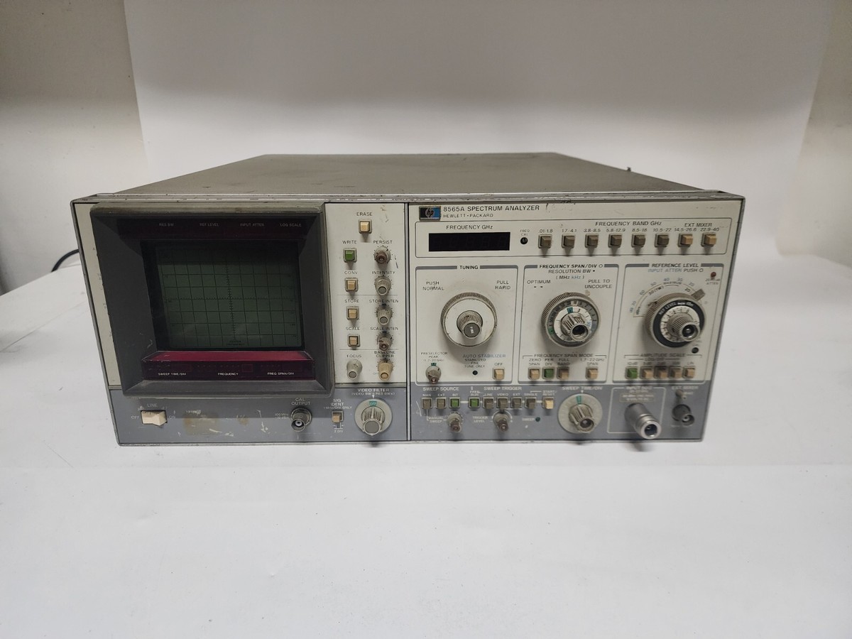 Hewlett-Packard HP 8565A Spectrum Analyzer 10 MHz to 22 GHz